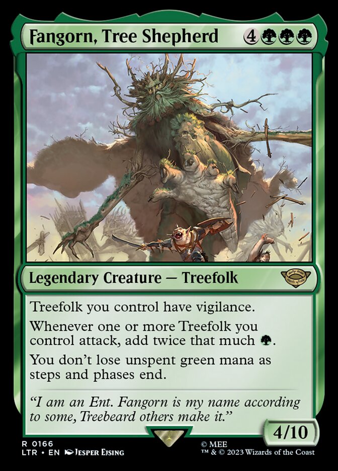 Fangorn, Tree Shepherd 166 (Universes Beyond: The Lord of the Rings: Tales of Middle-earth)  - Foil | Good Games Morley