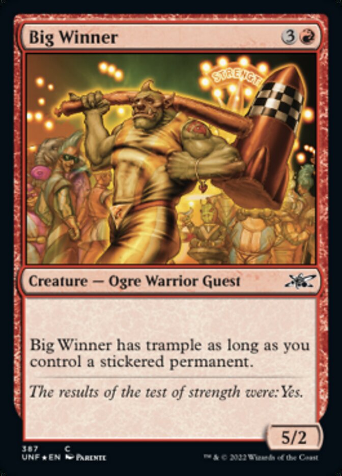 Big Winner (Galaxy Foil) [Unfinity] | Good Games Morley