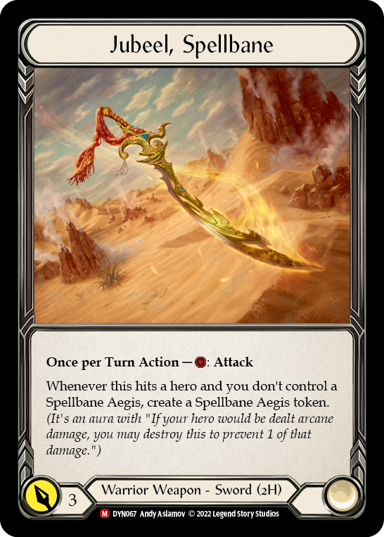 Jubeel, Spellbane [DYN067] (Dynasty)  Rainbow Foil | Good Games Morley