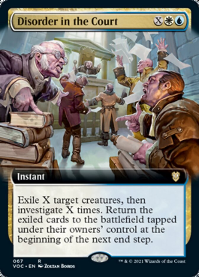 Disorder in the Court (Extended Art) [Innistrad: Crimson Vow Commander] | Good Games Morley