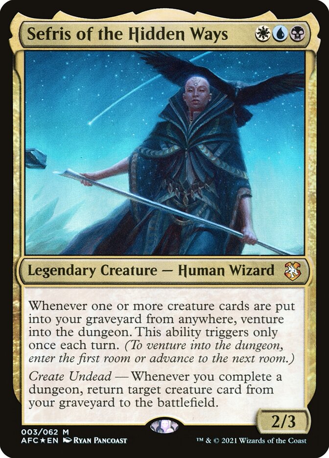 Sefris of the Hidden Ways 3 (Commander: Adventures in the Forgotten Realms)  - Foil | Good Games Morley