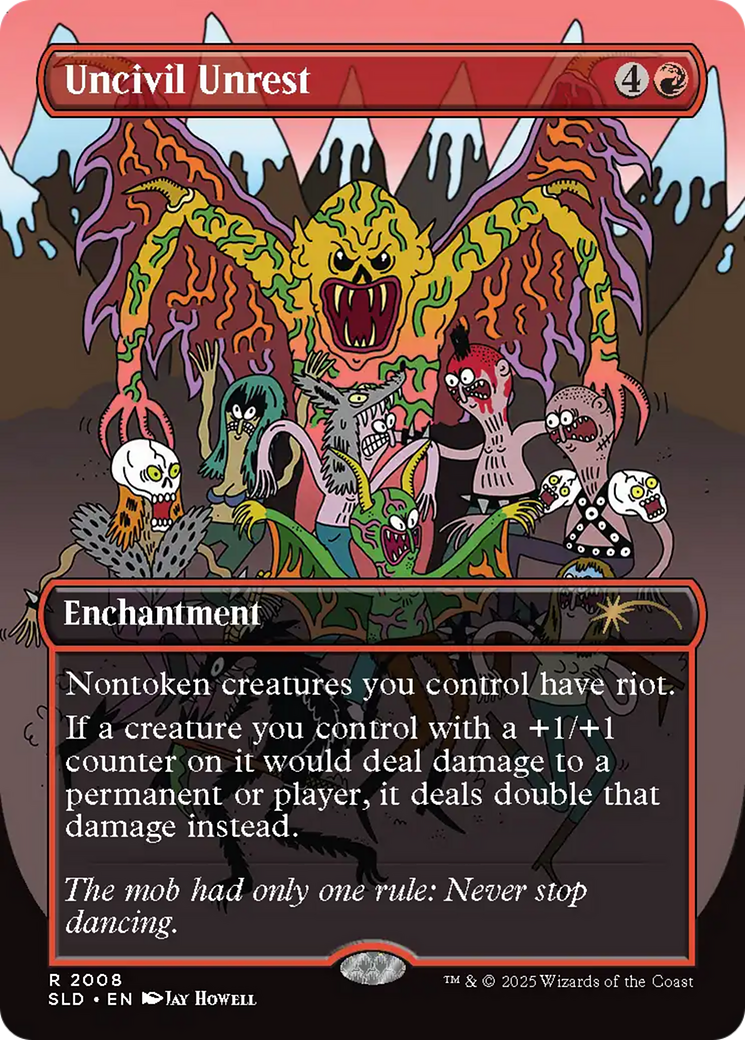 Uncivil Unrest (Rainbow Foil) [Secret Lair Drop Series] | Good Games Morley