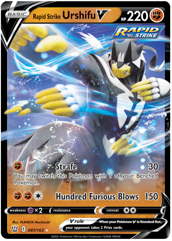 Rapid Strike Urshifu V (087/163) [Sword & Shield: Battle Styles] | Good Games Morley