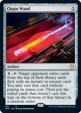 Chaos Wand 201/62 (Commander: Adventures in the Forgotten Realms)  | Good Games Morley