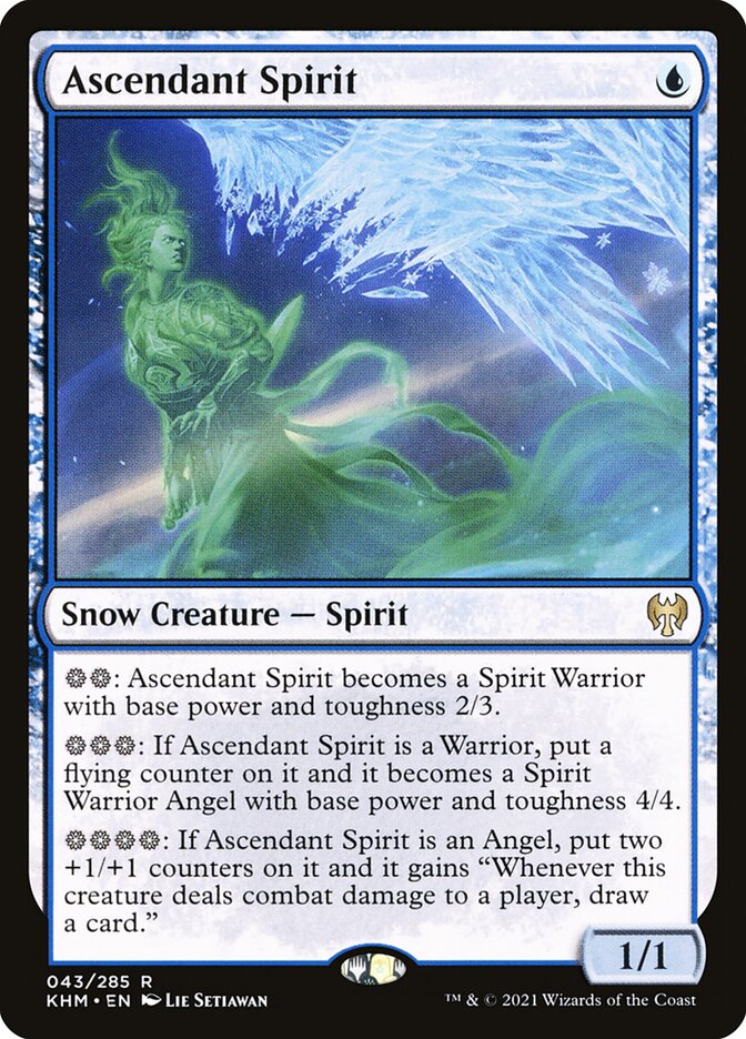Ascendant Spirit 43/285 (Kaldheim)  - Foil | Good Games Morley