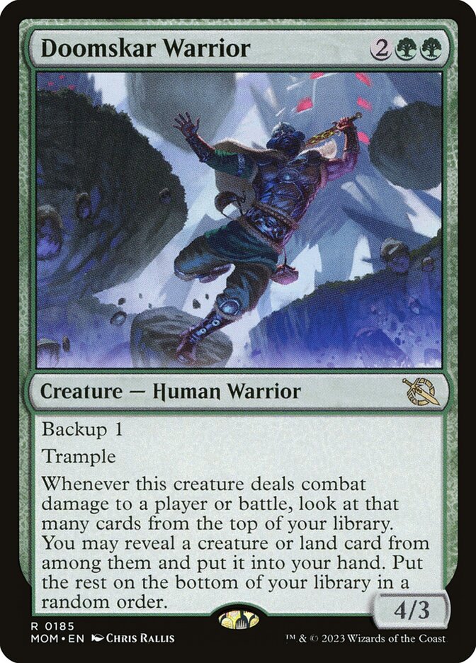 Doomskar Warrior 185/291 (March of the Machine)  - Foil | Good Games Morley