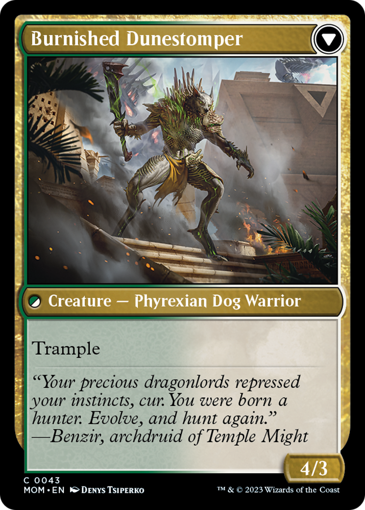 Tarkir Duneshaper // Burnished Dunestomper [March of the Machine] | Good Games Morley