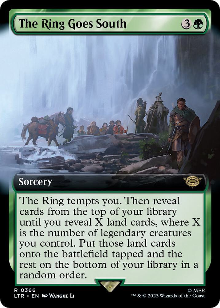 The Ring Goes South 366/281 (Universes Beyond: The Lord of the Rings: Tales of Middle-earth)  - Extended Art | Good Games Morley