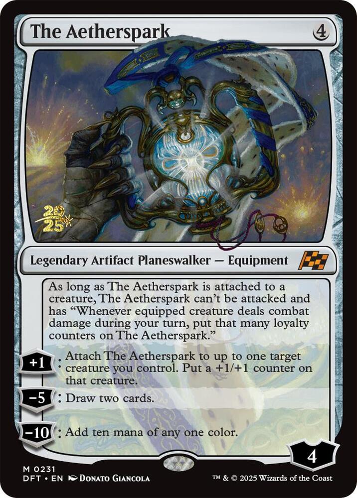 The Aetherspark 231s/160 (Prerelease Cards)  - Foil | Good Games Morley