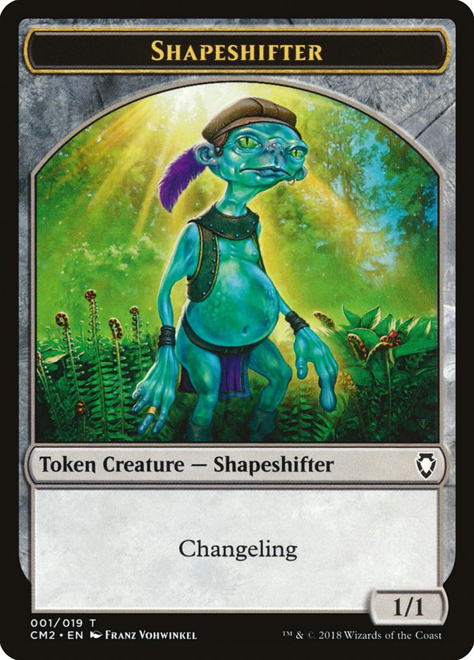 Shapeshifter Token [Commander Anthology Volume II Tokens] | Good Games Morley