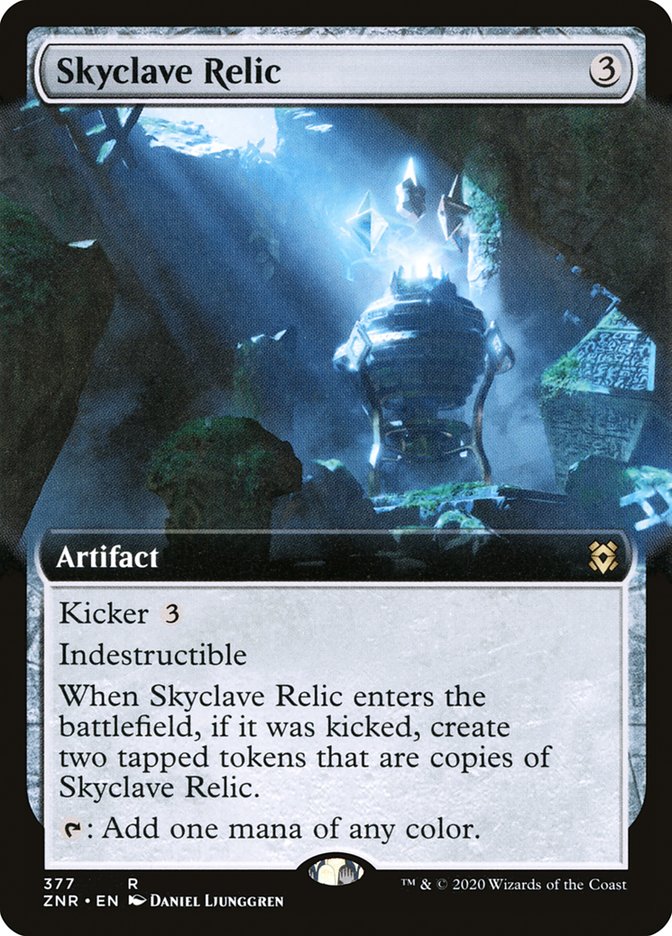 Skyclave Relic (Extended Art) [Zendikar Rising] | Good Games Morley