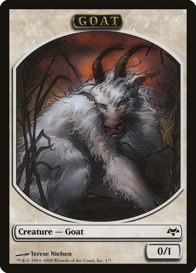 Goat Token [Eventide Tokens] | Good Games Morley