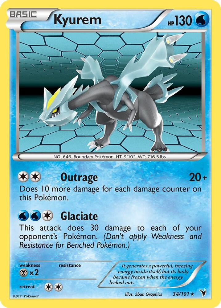 Kyurem 34/101 (Noble Victories)  - Holofoil | Good Games Morley