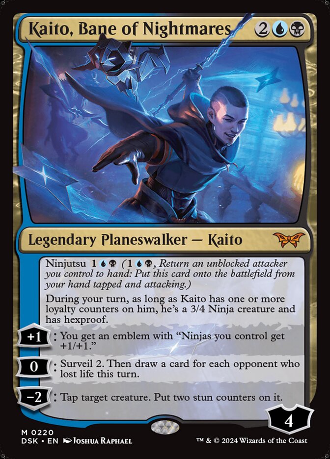 Kaito Bane of Nightmares 220 (Duskmourn: House of Horror)  - Foil | Good Games Morley
