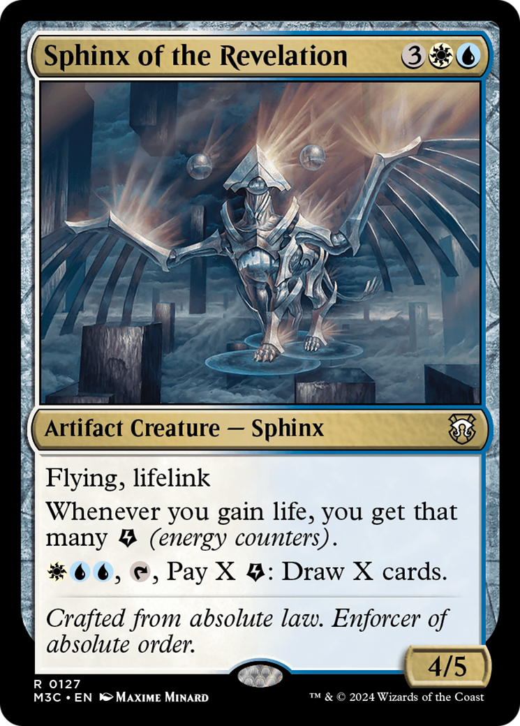 Sphinx of the Revelation (Ripple Foil) [Modern Horizons 3 Commander] | Good Games Morley