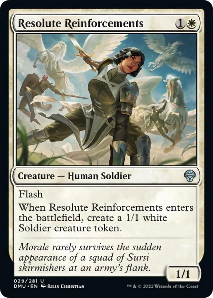 Resolute Reinforcements 29/281 (Dominaria United)  | Good Games Morley
