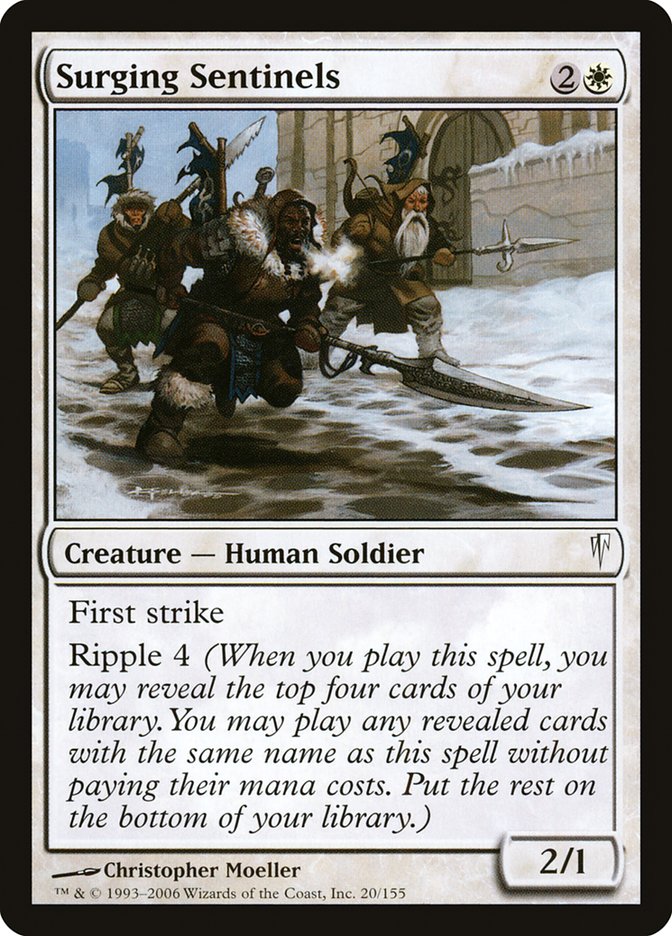 Surging Sentinels 20/155 (Coldsnap)  - Foil | Good Games Morley