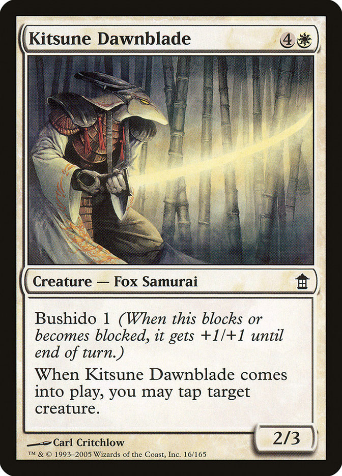 Kitsune Dawnblade [Saviors of Kamigawa] | Good Games Morley