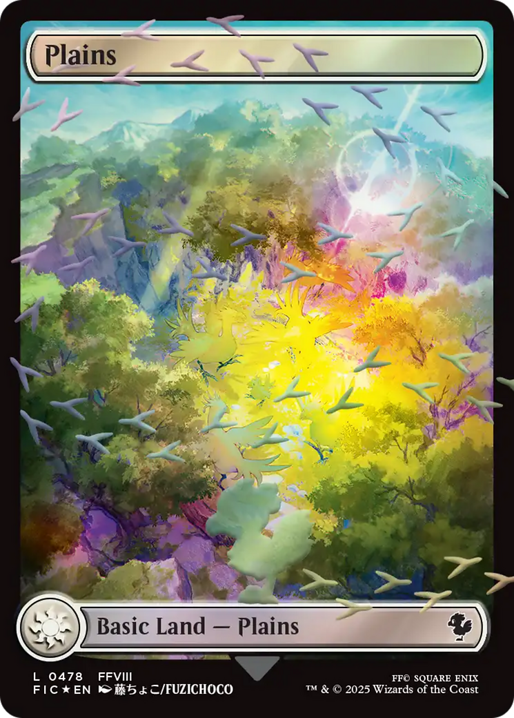 Plains (Chocobo Track Foil) [FINAL FANTASY Commander] | Good Games Morley