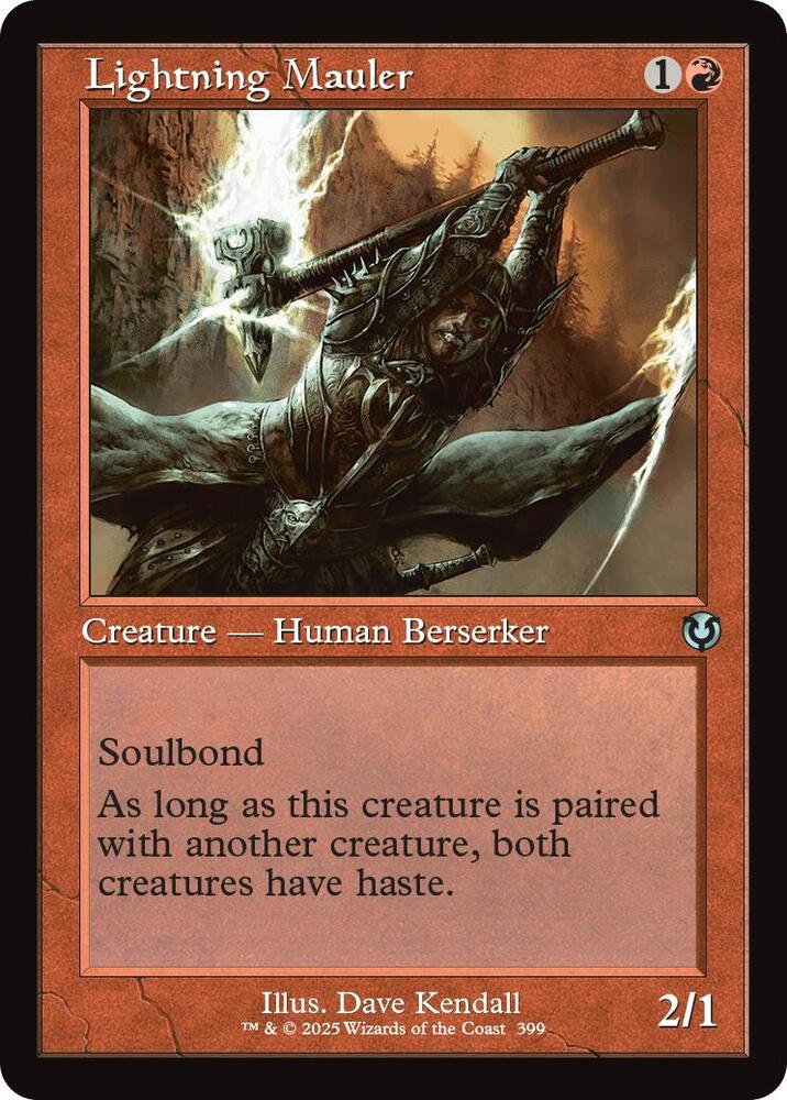 Lightning Mauler 399/287 (Innistrad Remastered)  - Retro Foil | Good Games Morley