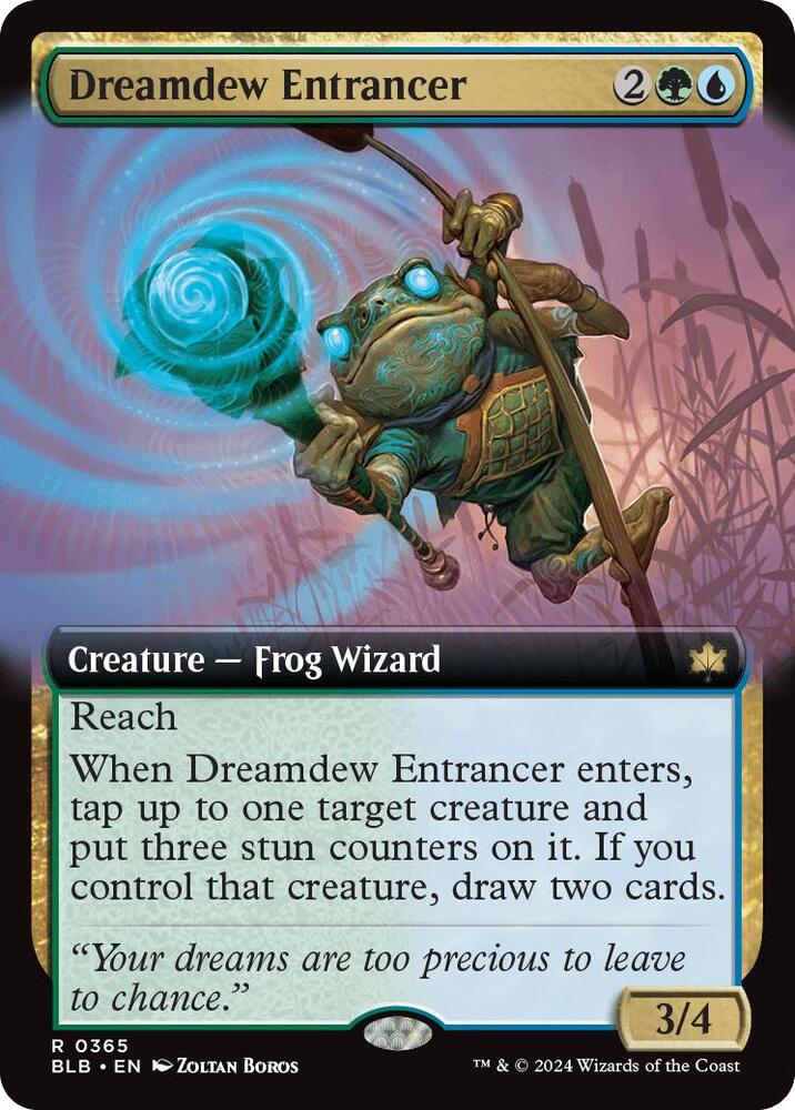 Dreamdew Entrancer 365/281 (Bloomburrow)  - Extended Art Foil | Good Games Morley