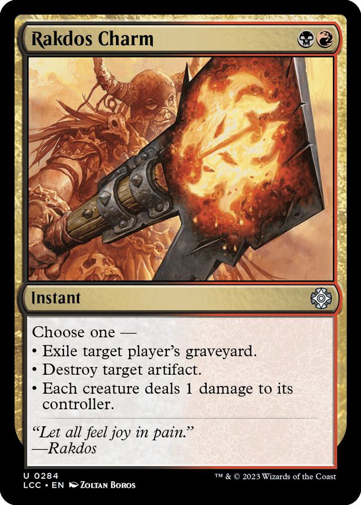 Rakdos Charm 284/370 (Commander: The Lost Caverns of Ixalan)  | Good Games Morley