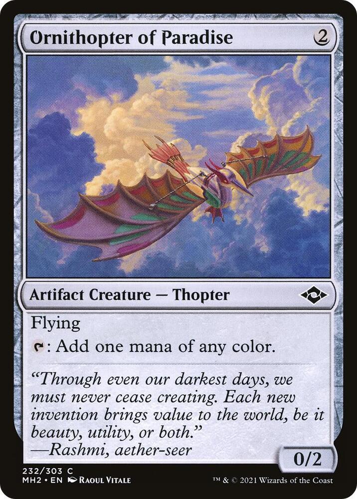 Ornithopter of Paradise 232 (Modern Horizons 2)  - Foil | Good Games Morley