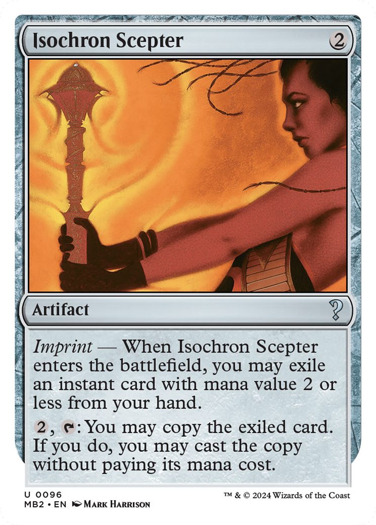 Isochron Scepter (White Border) [Mystery Booster 2] | Good Games Morley
