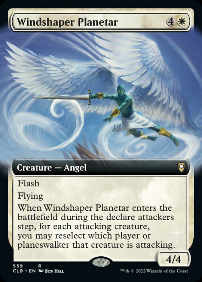 Windshaper Planetar (Extended Art) [Commander Legends: Battle for Baldur's Gate] | Good Games Morley