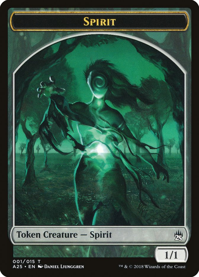 Spirit Token (001/015) [Masters 25 Tokens] | Good Games Morley