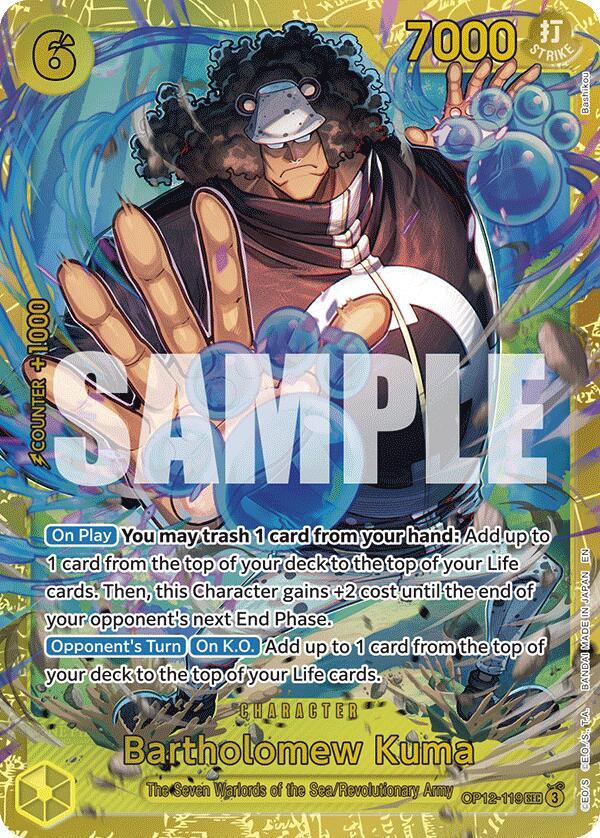 Bartholomew Kuma OP12-119 (Legacy of the Master)  - Foil | Good Games Morley