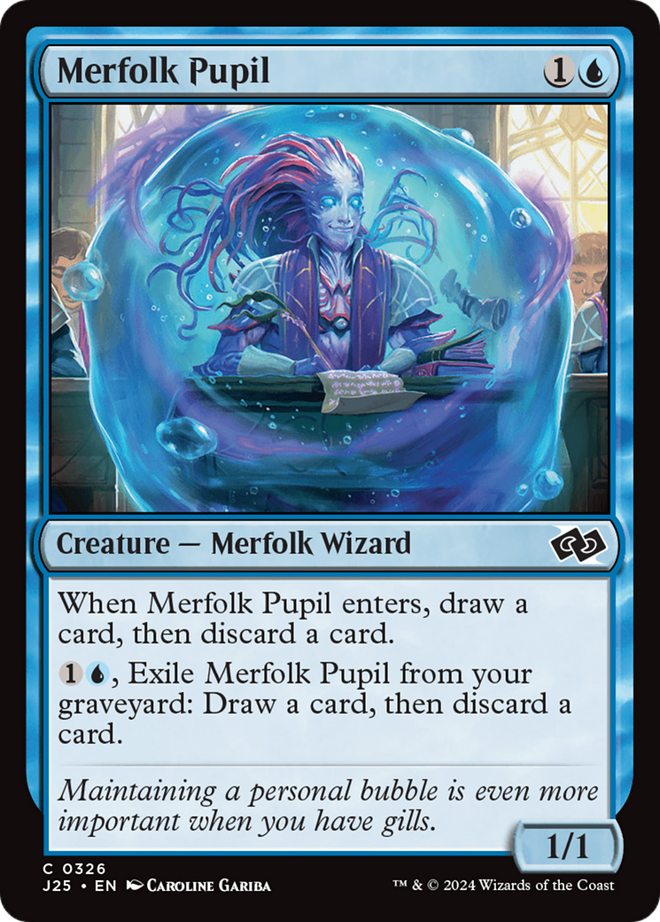 Merfolk Pupil [Foundations Jumpstart] | Good Games Morley