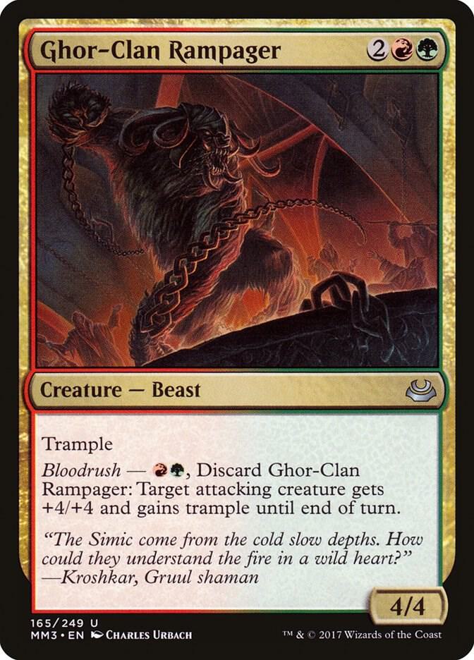 Ghor-Clan Rampager 165/249 (Modern Masters 2017)  | Good Games Morley