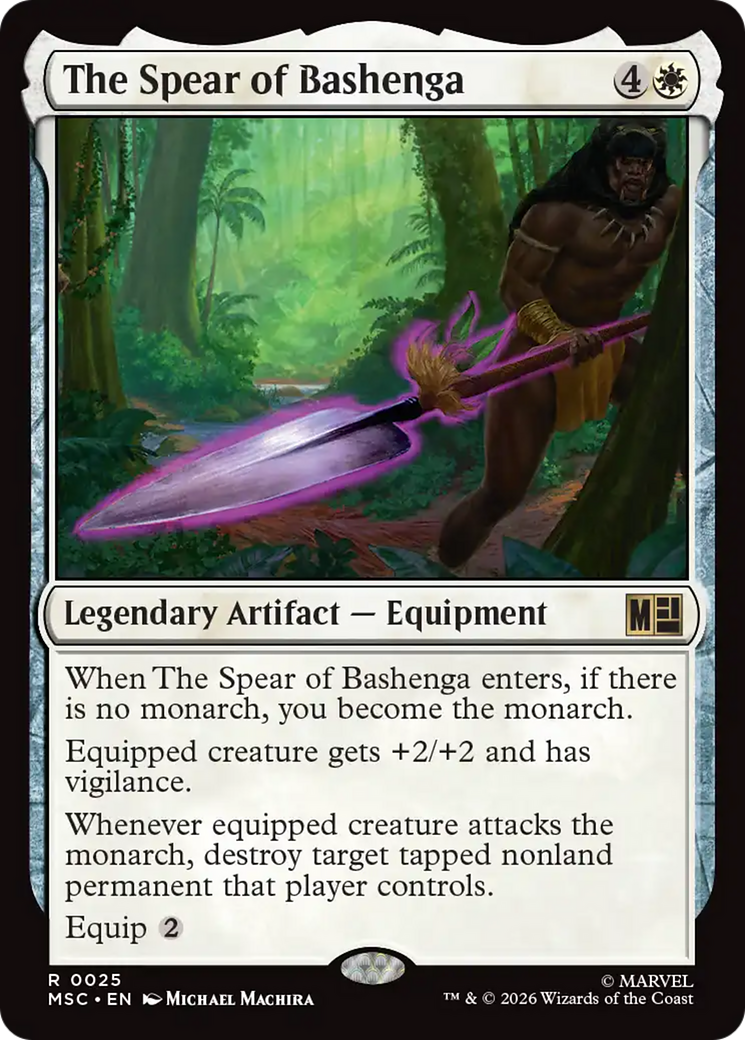 The Spear of Bashenga [Marvel Super Heroes Commander] | Good Games Morley