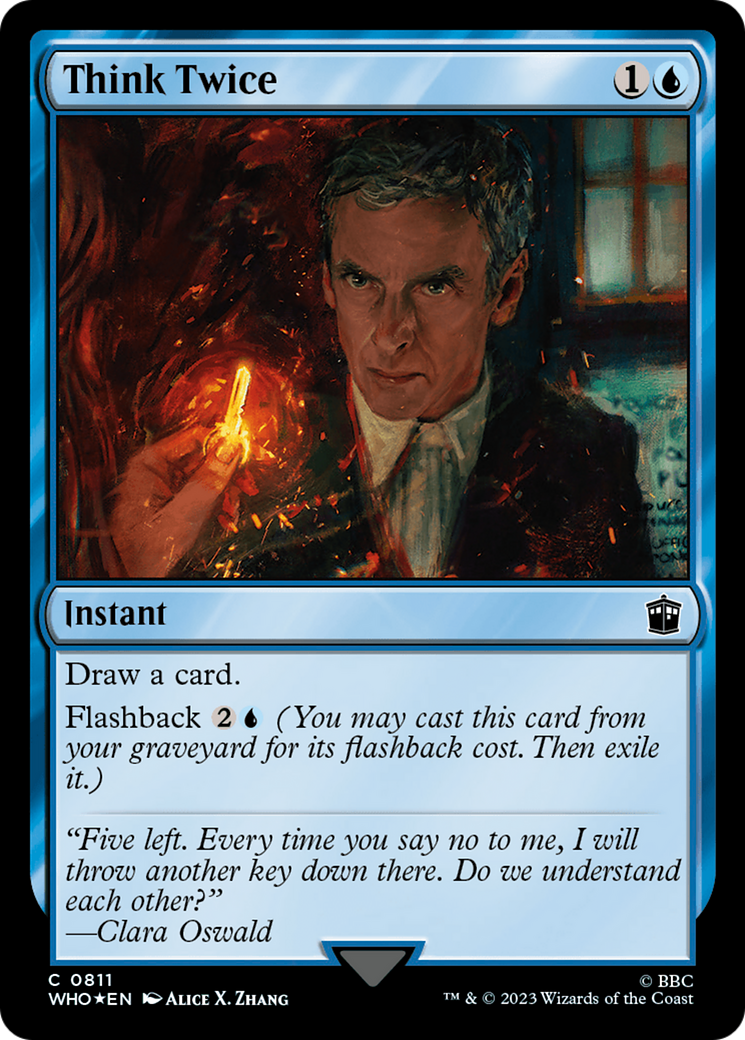 Think Twice (Surge Foil) [Doctor Who] | Good Games Morley