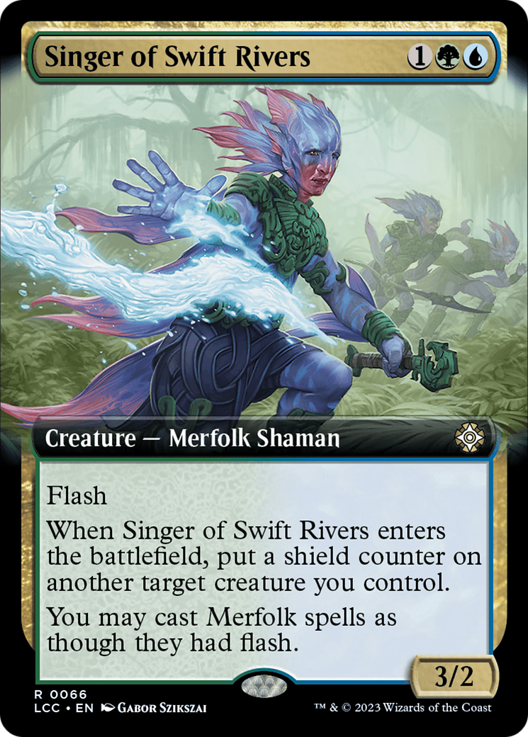 Singer of Swift Rivers (Extended Art) [The Lost Caverns of Ixalan Commander] | Good Games Morley