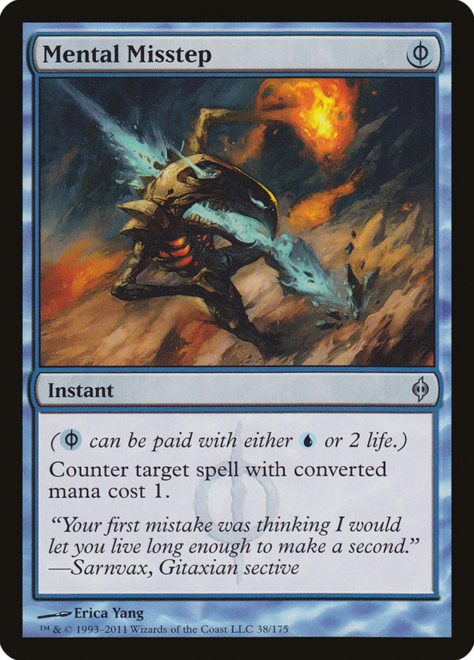 Mental Misstep 38 (New Phyrexia)  - Foil | Good Games Morley