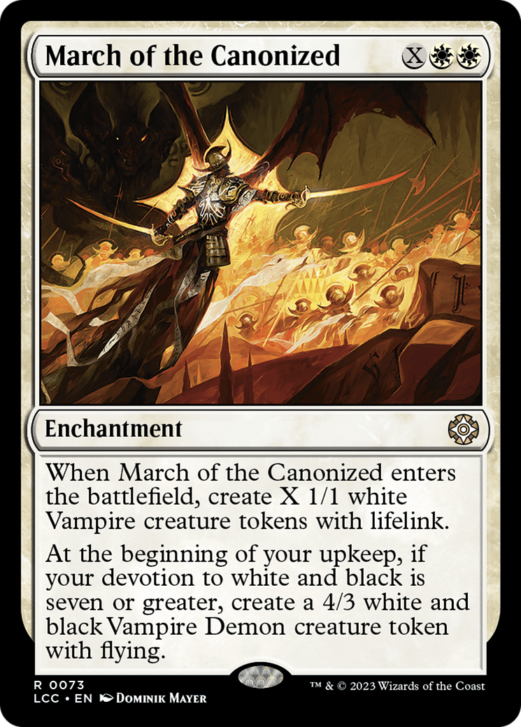 March of the Canonized [The Lost Caverns of Ixalan Commander] | Good Games Morley