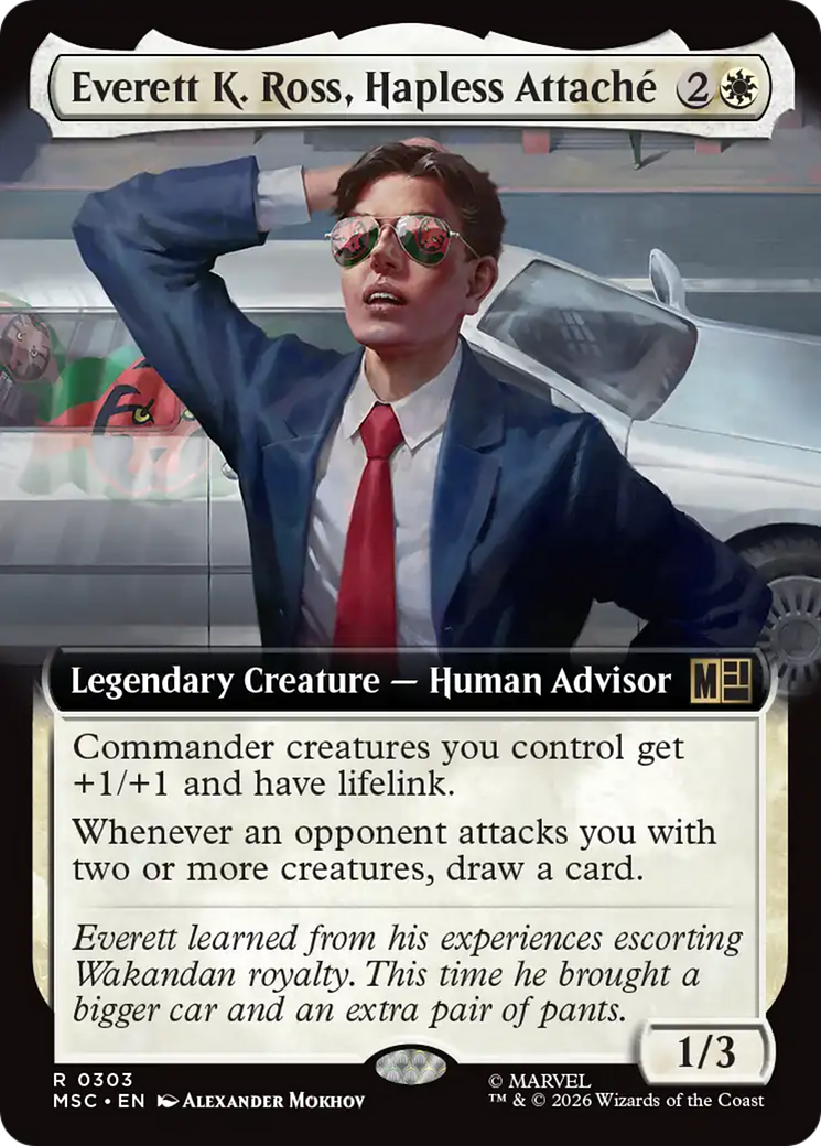 Everett K. Ross, Hapless Attache (Extended Art) [Marvel Super Heroes Commander] | Good Games Morley