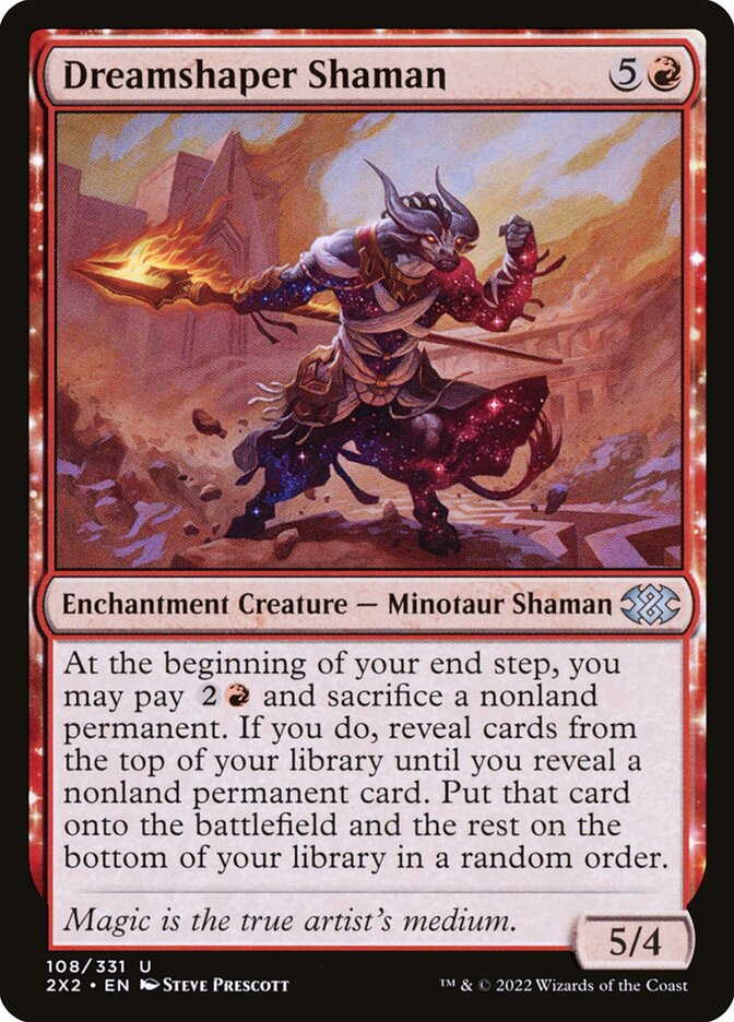 Dreamshaper Shaman 108/331 (Double Masters 2022)  - Foil | Good Games Morley