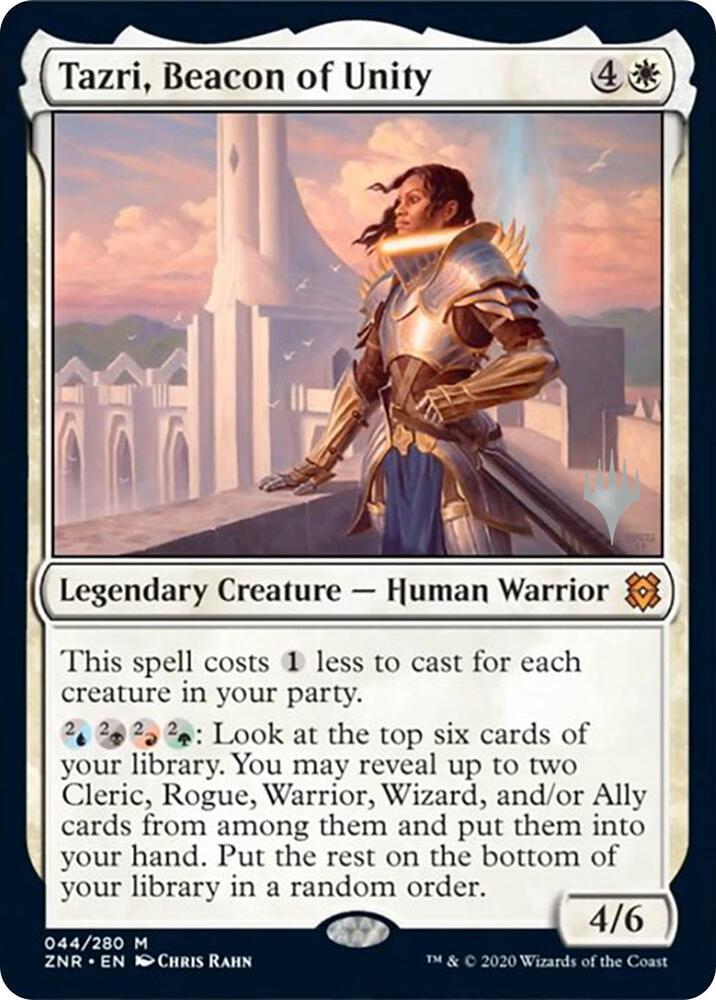 Tazri Beacon of Unity 44p/169 (Promo Pack: Zendikar Rising)  - Foil | Good Games Morley