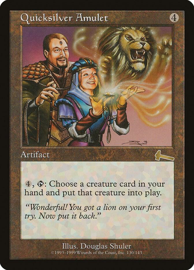 Quicksilver Amulet 130/143 (Urza's Legacy)  | Good Games Morley