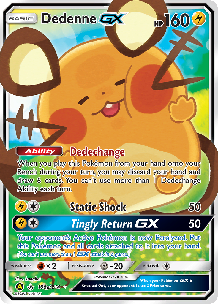 Dedenne GX (195a/214) [Alternate Art Promos] | Good Games Morley