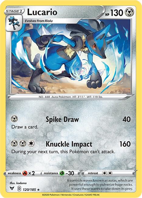 Lucario 120/185 (SWSH04: Vivid Voltage)  | Good Games Morley