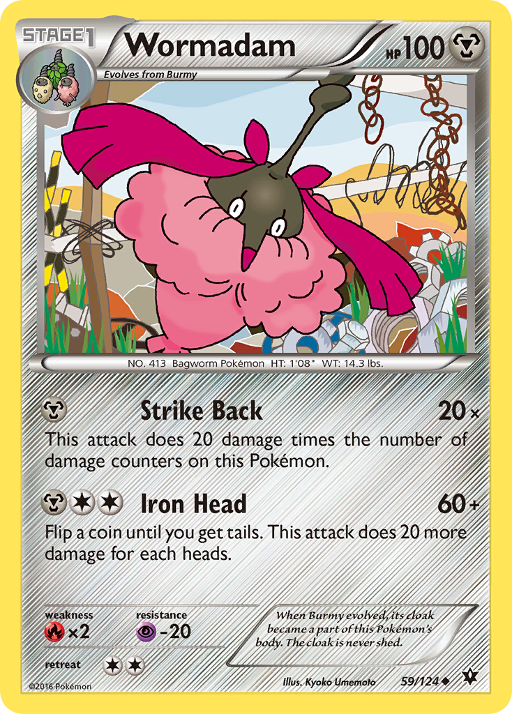 Wormadam (59/124) [XY: Fates Collide] | Good Games Morley