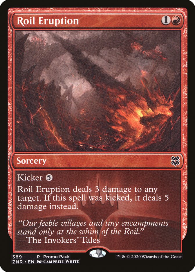 Roil Eruption (Promo Pack) [Zendikar Rising Promos] | Good Games Morley