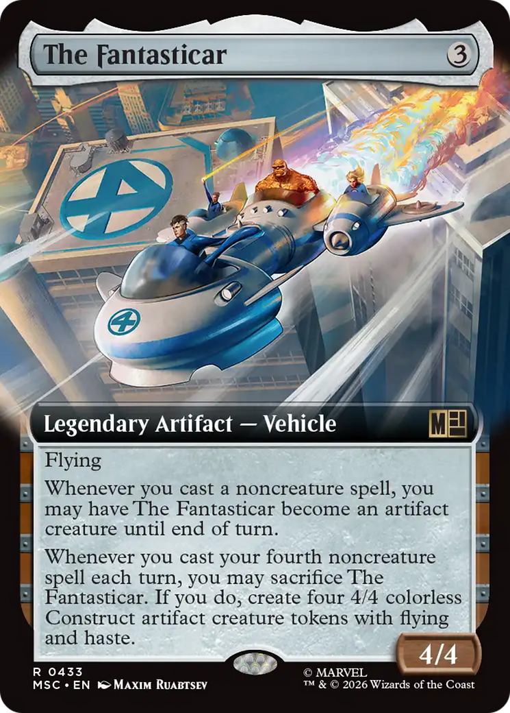 The Fantasticar (Extended Art) [Marvel Super Heroes Commander] | Good Games Morley
