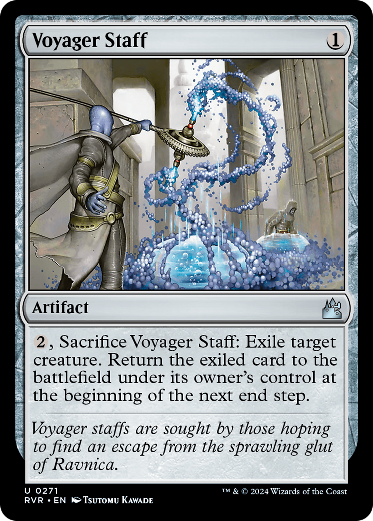 Voyager Staff [Ravnica Remastered] | Good Games Morley