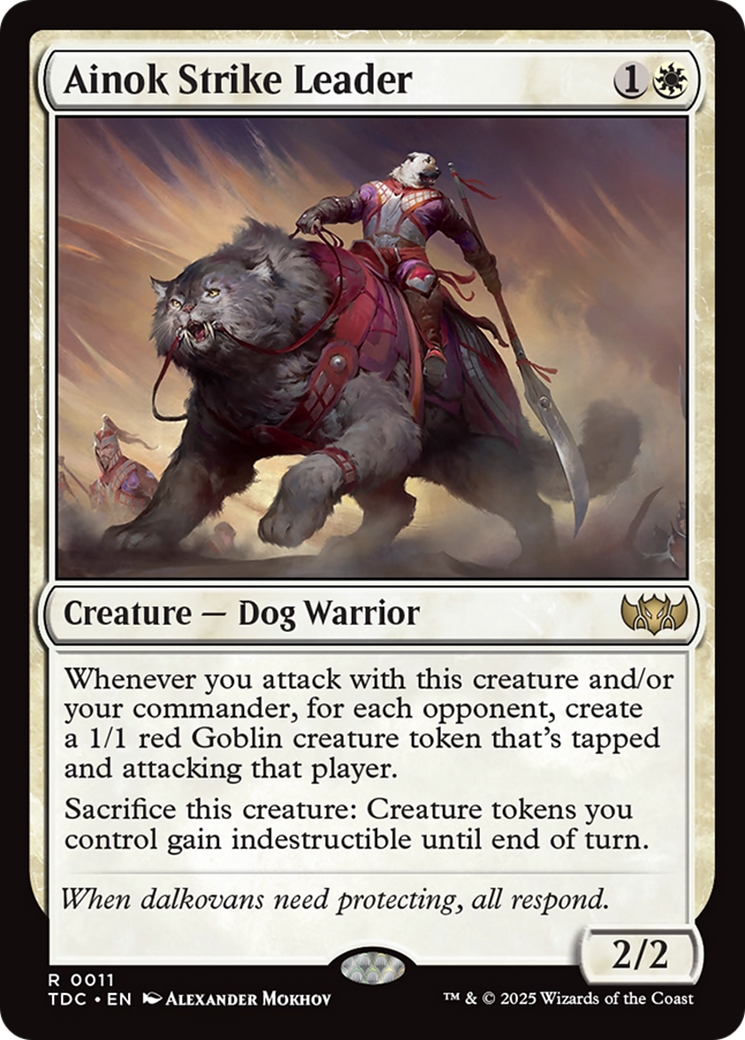 Ainok Strike Leader [Tarkir: Dragonstorm Commander] | Good Games Morley