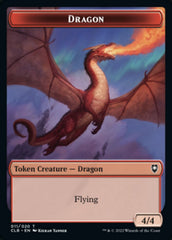 Treasure // Dragon Double-Sided Token [Commander Legends: Battle for Baldur's Gate Tokens] | Good Games Morley